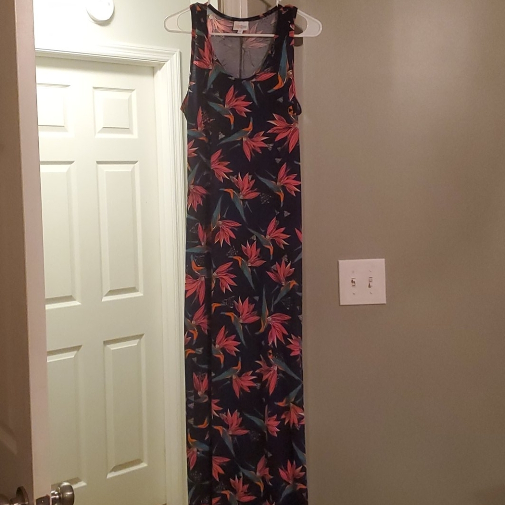 Tank top floor length floral dani dress